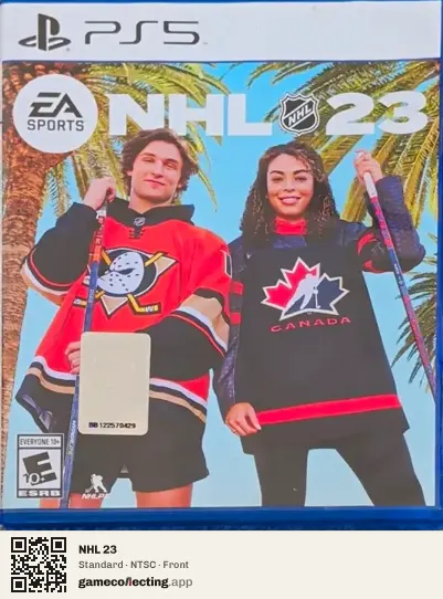 NHL 23 PlayStation 5, NTSC box front