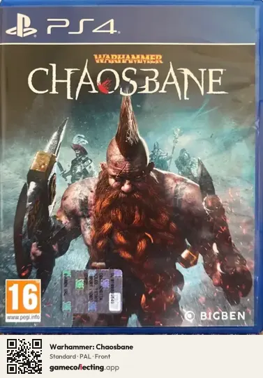 Warhammer: Chaosbane PlayStation 4, PAL box front