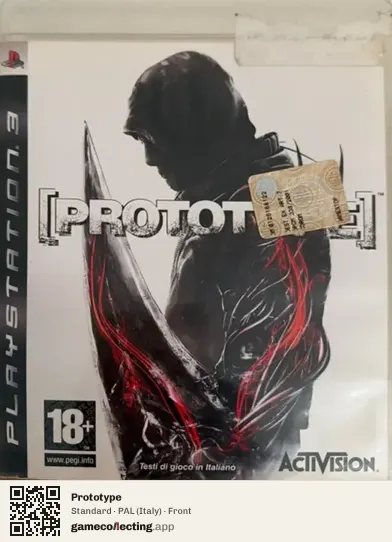 Prototype PlayStation 3, Italy box front