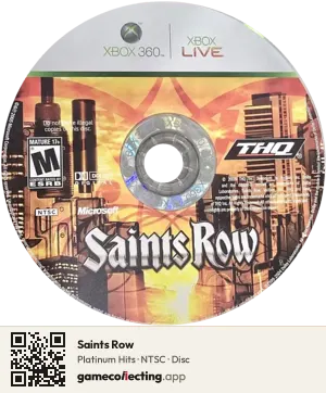 Saints Row Xbox 360, NTSC disc