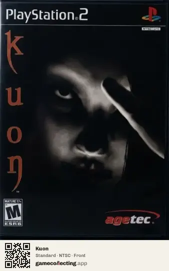 Kuon PlayStation 2, NTSC box front