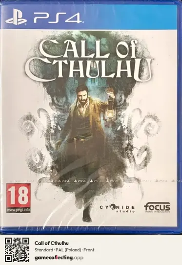 Call of Cthulhu PlayStation 4, Poland box front