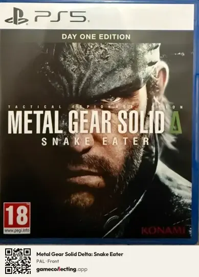 Metal Gear Solid Delta: Snake Eater PlayStation 5, PAL box front