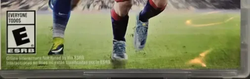 FIFA 16, the ESRB box on its front
