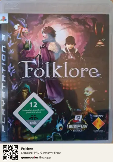 Folklore PlayStation 3, Germany box front