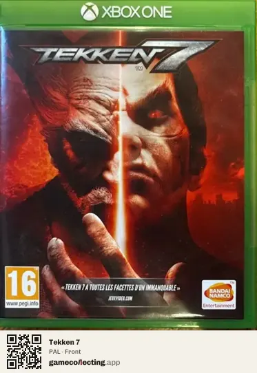 Tekken 7 Xbox One, PAL box front