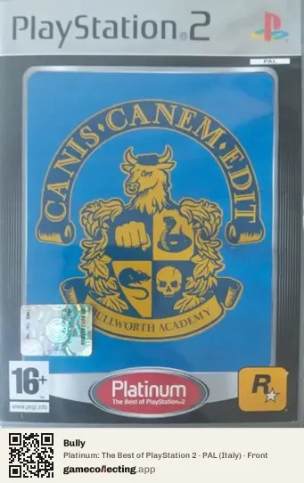 Bully PlayStation 2, Italy box front