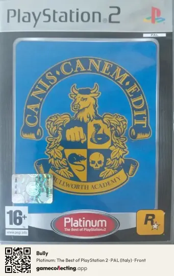 Bully PlayStation 2, Italy box front