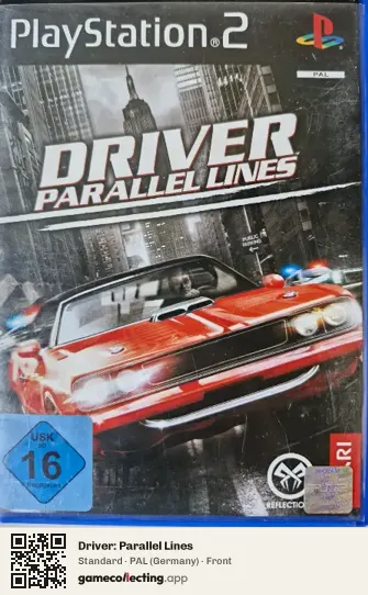 Driver: Parallel Lines PlayStation 2, Germany box front