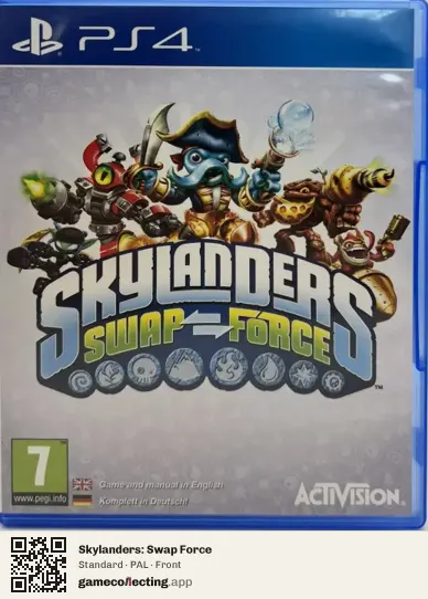Skylanders: Swap Force PlayStation 4, PAL box front