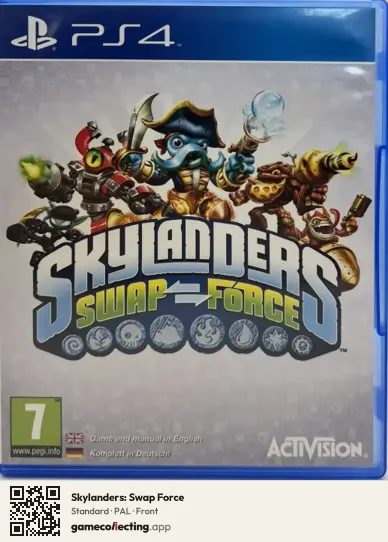 Skylanders: Swap Force PlayStation 4, PAL box front