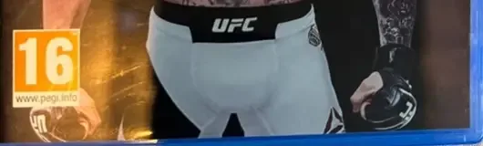 EA Sports UFC 3, the PEGI square on its front