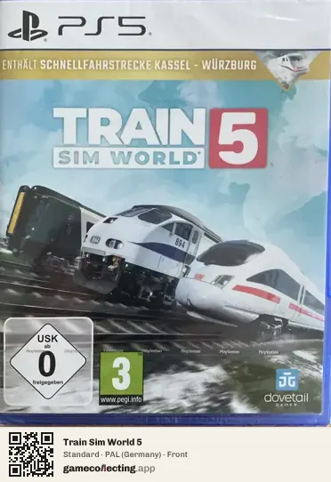 Train Sim World 5 PlayStation 5, Germany box front