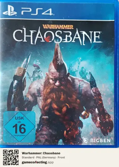 Warhammer: Chaosbane PlayStation 4, Germany box front