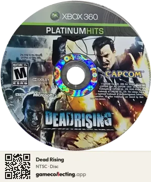 Dead Rising Xbox 360, NTSC disc