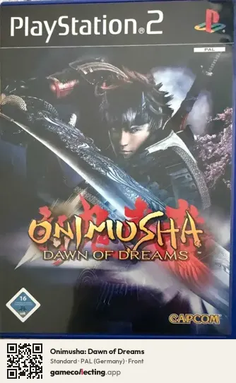 Onimusha: Dawn of Dreams PlayStation 2, Germany box front