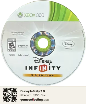 Disney Infinity 3.0 Xbox 360, NTSC disc