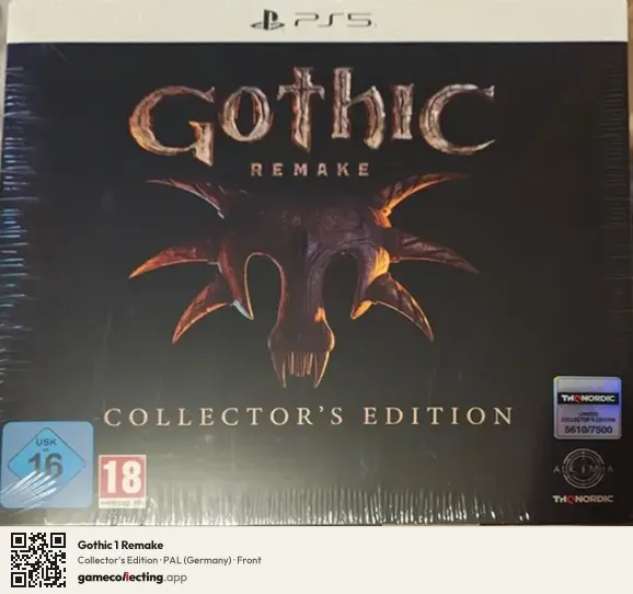 Gothic 1 Remake PlayStation 5, Germany box front