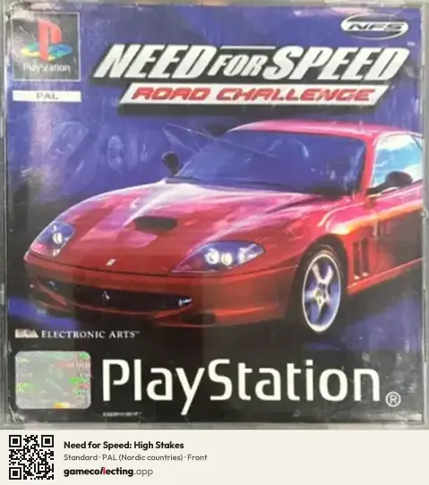 Need for Speed: High Stakes PlayStation, Nordic countries box front