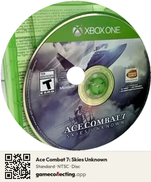 Ace Combat 7: Skies Unknown Xbox One, NTSC disc