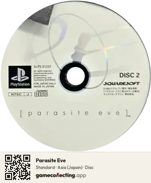 Parasite Eve PlayStation, Asia disc