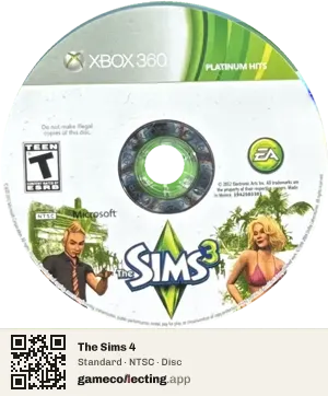 The Sims 4 Xbox One, NTSC disc