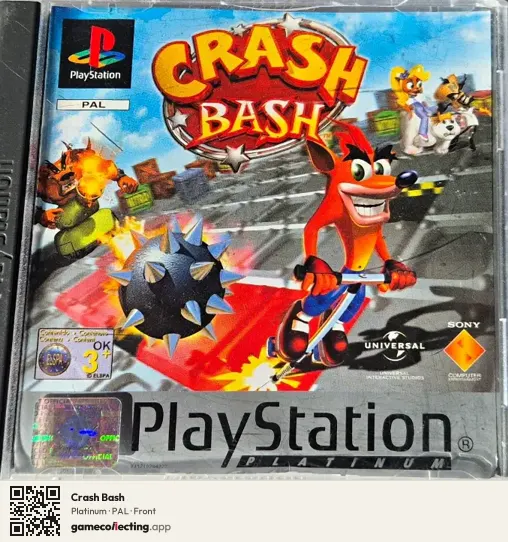 Crash Bash PlayStation, PAL box front