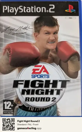 Fight Night Round 2 PlayStation 2, PAL box front