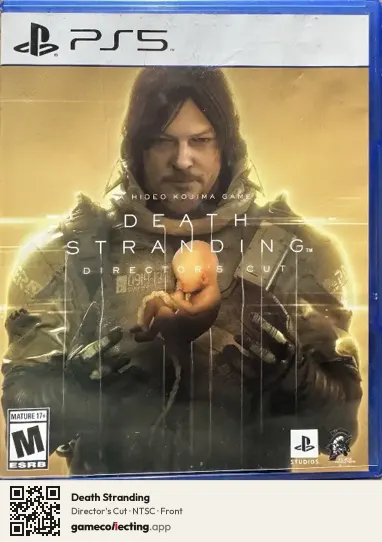 Death Stranding PlayStation 5, NTSC box front