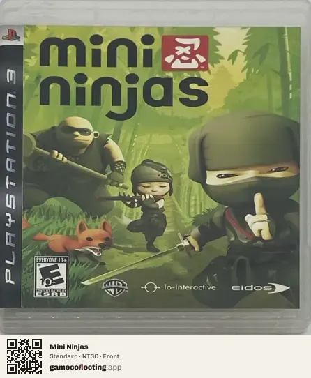 Mini Ninjas PlayStation 3, NTSC box front