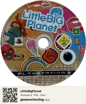 LittleBigPlanet PlayStation 3, PAL disc