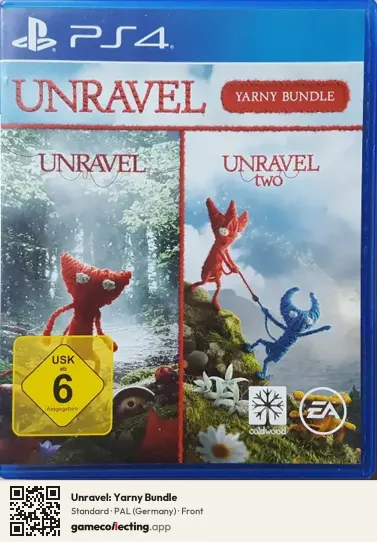 Unravel: Yarny Bundle PlayStation 4, Germany box front