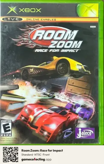 Room Zoom: Race for Impact Xbox, NTSC box front