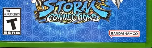 Naruto x Boruto: Ultimate Ninja Storm Connections, the ESRB box on its front