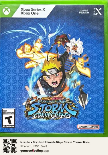 Naruto x Boruto: Ultimate Ninja Storm Connections Xbox Series X, NTSC box front