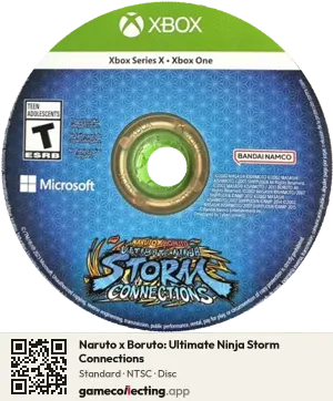 Naruto x Boruto: Ultimate Ninja Storm Connections Xbox Series X, NTSC disc