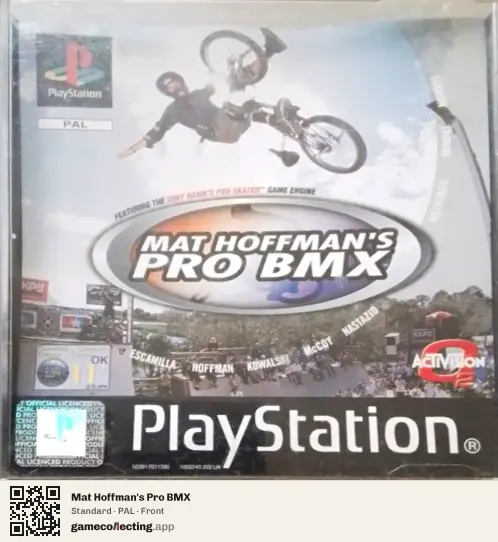 Mat Hoffman's Pro BMX PlayStation, PAL box front