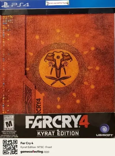 Far Cry 4 PlayStation 4, NTSC box front