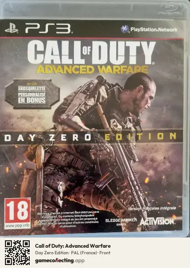 Call of Duty: Advanced Warfare PlayStation 3, France box front