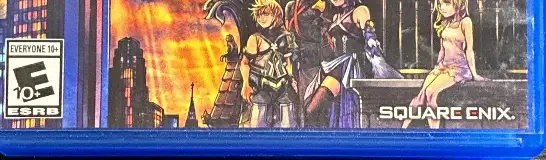 Kingdom Hearts III, the ESRB box on its front