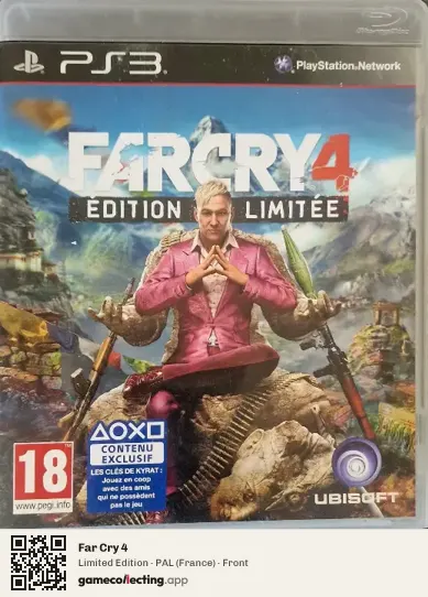 Far Cry 4 PlayStation 3, France box front