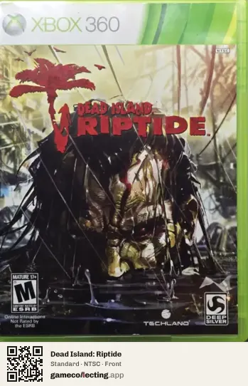 Dead Island: Riptide Xbox 360, NTSC box front