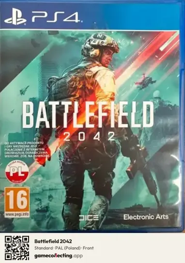 Battlefield 2042 PlayStation 4, Poland box front
