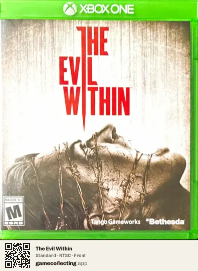 The Evil Within Xbox One, NTSC box front