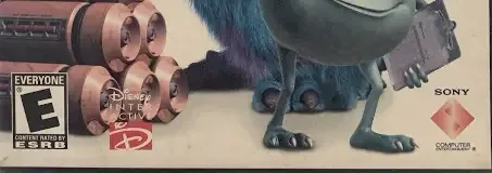 Monsters, Inc., the ESRB box on its front