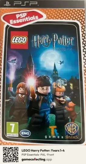 LEGO Harry Potter: Years 1-4 PlayStation Portable, PAL box front