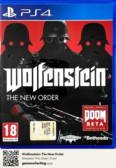 Wolfenstein: The New Order PlayStation 4, Italy box front