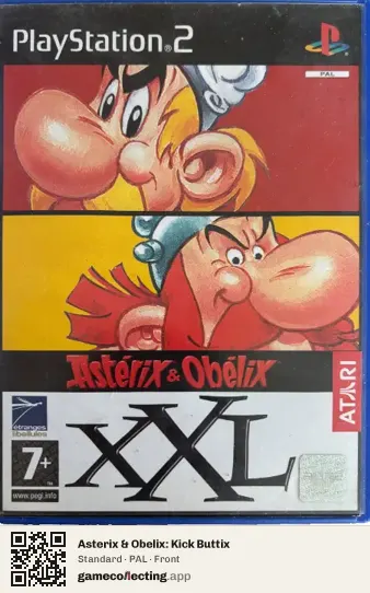 Asterix & Obelix: Kick Buttix PlayStation 2, PAL box front