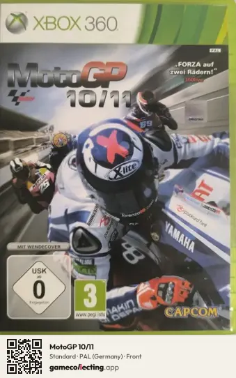 MotoGP 10/11 Xbox 360, Germany box front