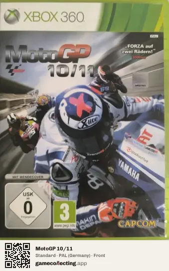 MotoGP 10/11 Xbox 360, Germany box front